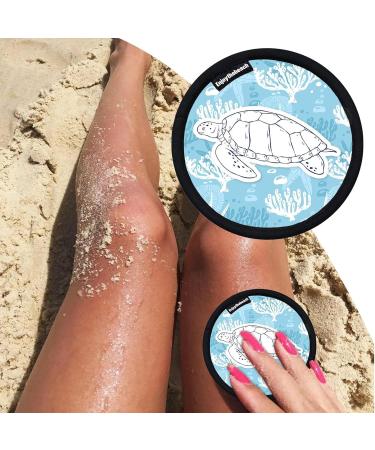 Brosse de nettoyage pour plage plage sac compact avec nettoyage doux outil de vacances d' t pour voyages en plein air aventures r utilisable lavable Tortue Fond Bleu - Buy Online on GoSupps.com