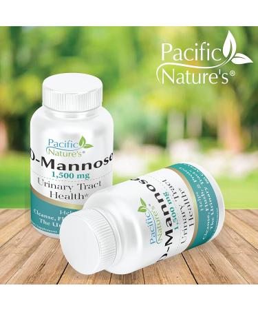 D-Mannose 1500mg - 60 Capsules | Gluten & Dairy Free | Non-GMO Urinary Tract Support - Buy Online on GoSupps.com