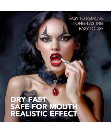 Black Tooth Paint | Professional Black Out Teeth Makeup for Cosplay Halloween & Special Effects - Buy Online on GoSupps.com
