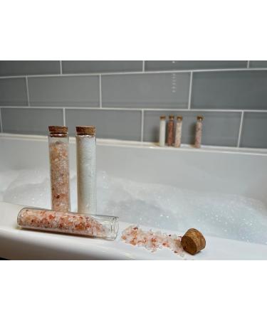Luxurious Bath Salts Gift Set That includes 7 Glass Vials Each with Its Own Fragrance and Combination of Salts. includes Dead Sea Himalayan and Epsom Salts - Buy Online on GoSupps.com