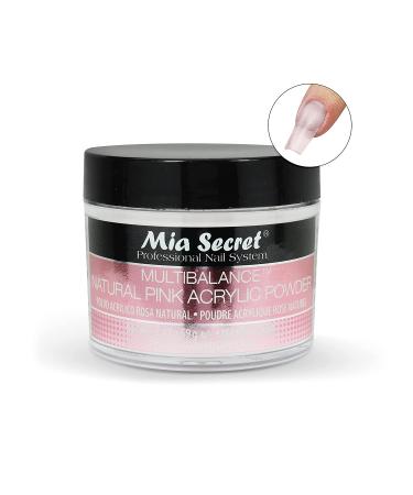 Mia Secret Natural Pink Acrylic Powder 2 Oz - Professional Grade Nail Enhancement - Buy Online on GoSupps.com