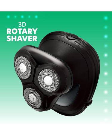 Buy Groom Essentials 3D Rotary Face & Head Shaver for Men - LED Battery-Operated Cordless Electric Razor with Ergonomic Handle - Best Online Price - Buy Online on GoSupps.com