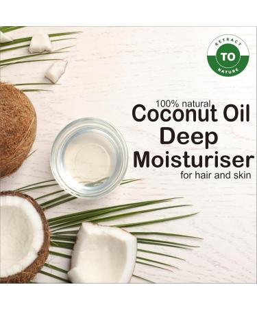 Coconut Oil Deep Moisturizer 6oz | 100% Natural Ingredients for Skin & Hair | Best Hydration Solution - Buy Online on GoSupps.com