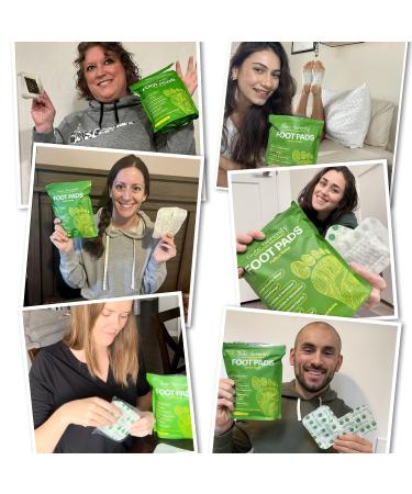 Sole Serenity Foot Pads - Natural Detox with Zeolite Ginger Wormwood & Bamboo Vinegar for Achy Feet Relief | International Shipping Available - Buy Online on GoSupps.com