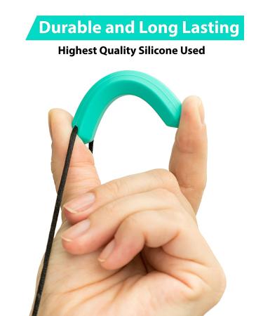 Tilcare Chew Chew Pencil Sensory Necklace Set - Silicone Chewy Toys for Autism - TurquoisePinkPurple - Buy Online on GoSupps.com