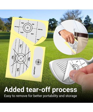 MSOAT Golf Impact Tape Set 300 Pcs  Self-Teaching Sweet Spot and Consistency Analysis  Club Impact Stickers for Woods Irons and Putters Each 100 Pcs  Useful Training Aid for Swing Practice 100Sheet(300pcs 3 IN 1) 300 Pcs Golf Impact Tape - Buy Online on GoSupps.com