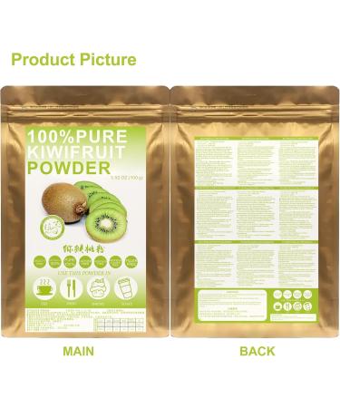 100% Natural Pure Kiwifruit Powder 100g/3.52oz poudre de kiwi pour smoothies shakes p tisseries et boissons | sans conservateurs sans sucre ajout  - Buy Online on GoSupps.com