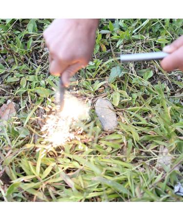 bayite 1/2 x 6 Inch Survival Flint Steel Fire Starter Kit with Paracord Handle - Buy Online on GoSupps.com