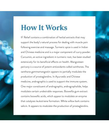 Buy Nature's Sunshine IF Relief - 90 Capsules | Herbal Support for Muscle Pain Recovery | International Shipping Available - Buy Online on GoSupps.com