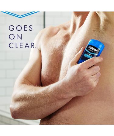 Gillette Clinical Strength Men's Antiperspirant Deodorant - Cool Wave Scent - Clear Gel - 1.6 oz - Buy Online on GoSupps.com