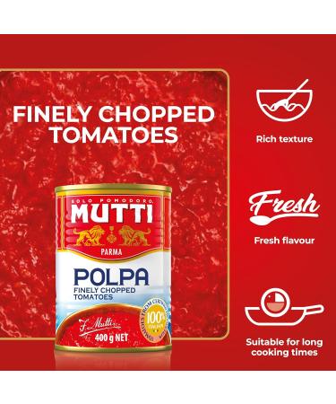 Mutti Fine Tomato Pulp Canned 3 x 400g - Buy Online on GoSupps.com