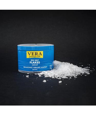 Organic Natural Sea Salt Flakes from Cyprus 100 % Natural Product 70g Vera Premium Salt Gourmet Salt Crystal Flakes Kosher Certified - Buy Online on GoSupps.com