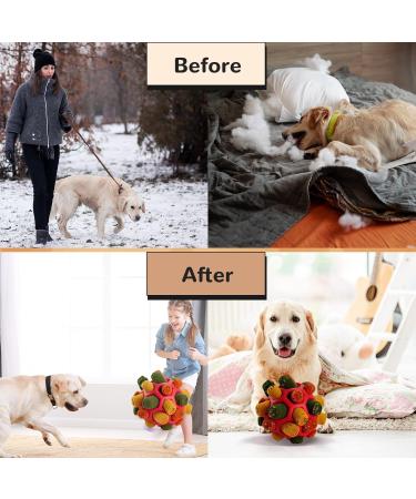 Buy Portable Larimuer Sniffing Ball for Dogs | Interactive Snuffle Toy for Small & Medium Pets - Red & Black - Buy Online on GoSupps.com