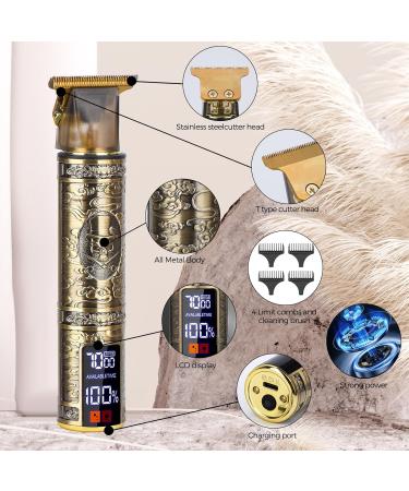 HIYAA Hair Clippers Beard Trimmer for Men Professional Cordless Hair Trimmer Shaver with LCD Display Built-in 1200mAh Battery for Haircuts & 300 Mins Working Time Body Groomer Men Kit Gifts for Men - Buy Online on GoSupps.com