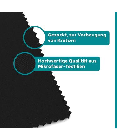 Rietlow 8 Premium Microfiber Glasses Cleaning Towels - High Quality 20cm x 20cm - Optician Quality Glasses Cleaner - Buy Online on GoSupps.com