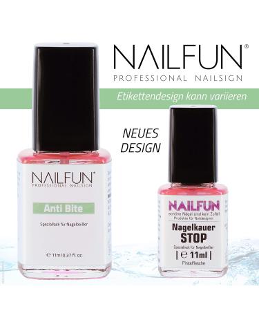 NAILFUN Nail Biter STOP - 11ml Anti Nail Biting Varnish | Special Formula to Stop Fingernail Biting - Shop Internationally - Buy Online on GoSupps.com
