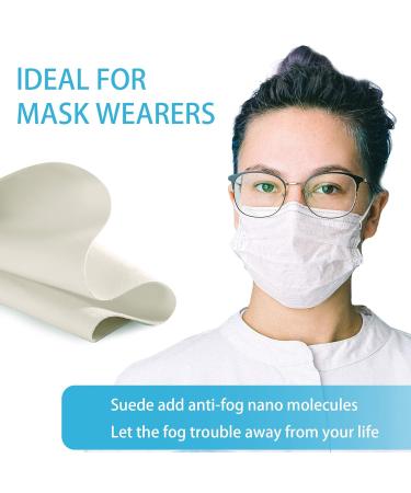 LifeArt Anti Fog Cloth 3 Pack - Nano Technology Microfiber Cleaning Cloth for Eyeglasses, Screens, Goggles, and Masks - Reusable 700 Times - Safe for All Lens Coatings - Streak-Free Results - Buy Online on GoSupps.com