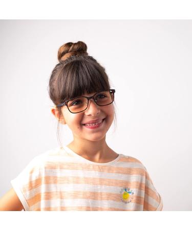 HORUS X Blue-Light Blocker Glasses for Kids | Glare-Free Gaming Glasses for Boys & Girls | Orange Rectangular Helsinki Design - Buy Online on GoSupps.com