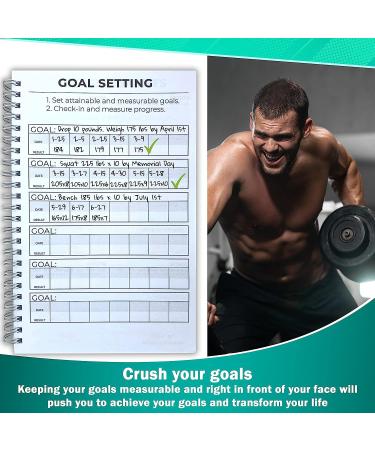 Portage Fitness Workout Journal 2023 | Exercise & Weight Training Log | Bodybuilding Tracker with Measuring Tape | 6x9 70 Sheets - Buy Online on GoSupps.com