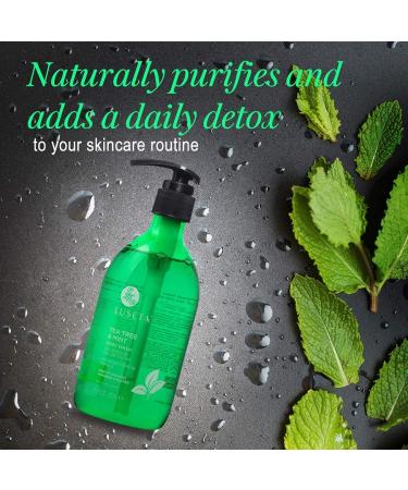 Luseta Tea Tree Oil Body Wash with Mint 33.8oz Best Body Wash for Sensitive Skin Sulfate free Helps Body Odor Athlete's Foot Jock Itch Ringworm Skin Irritations Shower Gel for Women Tea Tree 33.8 Fl Oz (Pack of 1) - Buy Online on GoSupps.com