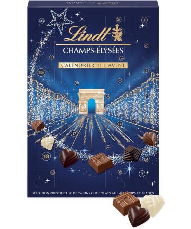 Lindt - CHAMPS- LYS ES Advent Calendar - Assorted Milk Chocolates Black and White - Pralines Crispy and Smooth - Ideal for - Buy Online on GoSupps.com