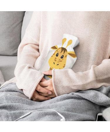 Giraffe Hot Water Bottle with Plush Cover | Cozy Hand Warmer for Adults & Kids - 26.5x15.3cm | International Shipping Available - Buy Online on GoSupps.com