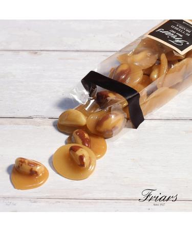 Friars Buttered Toffee Brazil Nuts - 250g Bag | Brittle Butter Toffee Coated Bolivian Brazil Nuts | Artisan Sweets for Vegetarians | Perfect Gift for Special Occasions - Buy Online on GoSupps.com