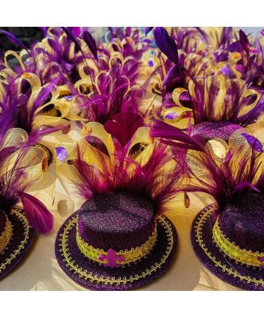 St. Patrick's Day Hair Hoop Green Top Hat Headband Irish Green Hat Elastic Headgear for St. Patrick's Day Feathered St. Patrick's Day Head Hoop Costume Accessories Head Band for Women Purple - Buy Online on GoSupps.com