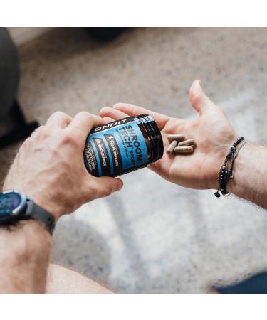 ONNIT Shroom Tech Sport Daily Exercise Support Capsules Pre Workout Supplement with Cordyceps Mushrooms Caffeine-Free Dietary Supplement for Daily Energy Support 28 Count - Buy Online on GoSupps.com