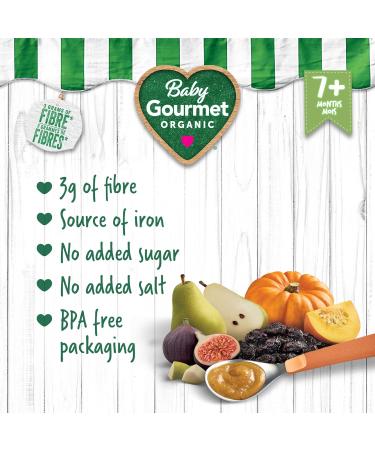 Baby Gourmet Organic Baby Food Puree Pear Pumpkin Prune Pear pumpkin prune NO - Buy Online on GoSupps.com