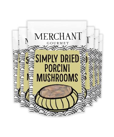 Merchant Gourmet Simply Dried Porcini Mushrooms - Easy to Prepare Perfect in Risottos Pasta Stocks and Soups - Ready in Minutes & Vegan - Pack of 6 x 30g Pouches