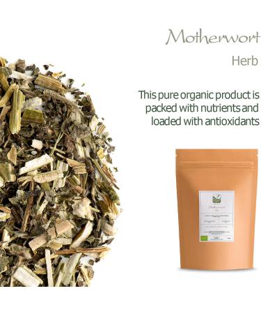 Motherwort Herb Organic Herbal Tea - Dried Mother Worth 350g - Buy Online on GoSupps.com