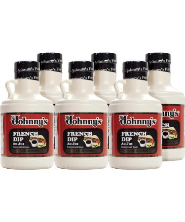 Johnny's French Dip Au Jus Concentrated Sauce, 8 Fl Oz (Pack of 6)