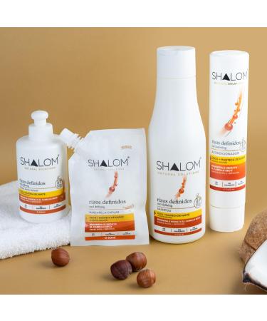 SHALOM Curl Defining Complete Kit | Coconut & Shea Butter Shampoo Conditioner Hair Mask & Leave-in | Sulfate & Paraben Free - International Shipping Available - Buy Online on GoSupps.com