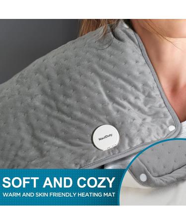 Extra Large 2-in-1 Heating Pad & Foot Warmer XXL - Back Pain Relief - 4-Hour Auto Off - 6 Heat Level - Machine Washable - Buy Online on GoSupps.com