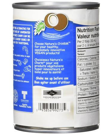 Natcharm Coconut Milk Evaporated 12.2 oz - Premium Quality Dairy-Free Option - Buy Online on GoSupps.com
