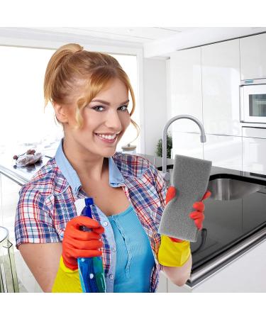 Buy Sonty Jumbo XL Scourer - 10 Pack Grey Sponge (15x7x4 cm) | International Shipping Available - Buy Online on GoSupps.com