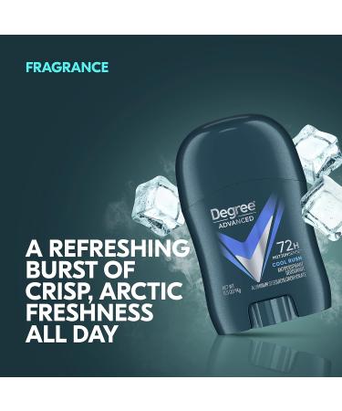 Degree Men Advanced Antiperspirant Deodorant Cool Rush Pack of 36 - 72-Hour Sweat & Odor Protection with MotionSense Technology 0.5 oz - Buy Online on GoSupps.com