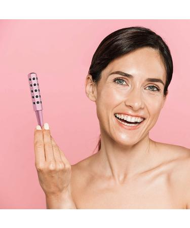 Fancii Uplift Massage Roller with Rose Quartz Gua Sha & Germanium Stones - Face, Eye, Neck Massager for Anti-Aging Beauty - Firm, Tighten Skin - Buy Online on GoSupps.com