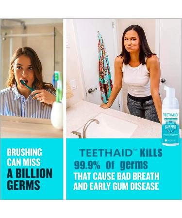 TEETHAID Mouthwash Foam | Calculus Removal, Teeth Whitening & More - Buy Online on GoSupps.com