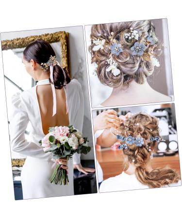 MAGICLULU 10 Sets Bridal Headwear Blue Flower Hair Clip Bride Hair Clip Wedding Hair Accessories Pearl Hair Accessories Pearls Hair Clips Side Combs Rhinestones Bridesmaid Clothing - Buy Online on GoSupps.com