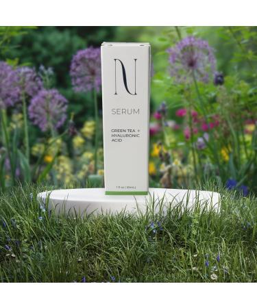 Buy Green Tea & Hyaluronic Acid Anti-Aging Serum - 1 oz | Nourish & Revitalize Skin - Free International Shipping - Buy Online on GoSupps.com