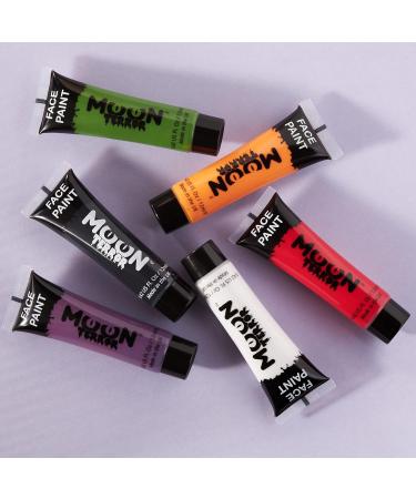 Halloween Face Paint Body Paint by Moon Terror - Midnight Black 12ml | SFX Makeup for Special Effects - Buy Online on GoSupps.com