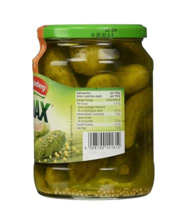 Hengstenberg Knax Mild-Sweet Gherkins - 360g | Premium International Shipping - Buy Online on GoSupps.com