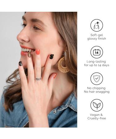 Nailog Nail Film Self-Adhesive 20PCs | Long-Lasting Gel Nail Strips | Perfect Gift for Women | Mother's Day & Girlfriend Surprise | Sienna Myth - Buy Online on GoSupps.com