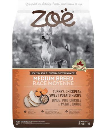 Zo Dry Dog Food: Medium Breed Turkey/Chickpea/Sweet Potato 5kg + Small Breed Chicken/Quinoa/Black Bean 2kg Dog Food + Dog Food Chicken/Quinoa/Black Bean - Buy Online on GoSupps.com