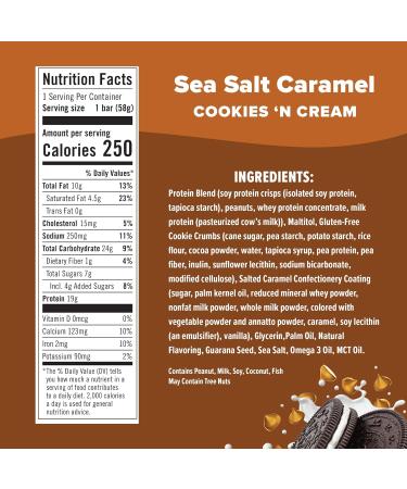JiMMY! Protein Bars Cookies 'N Cream Variety Box 15 x 58g - Buy Online on GoSupps.com