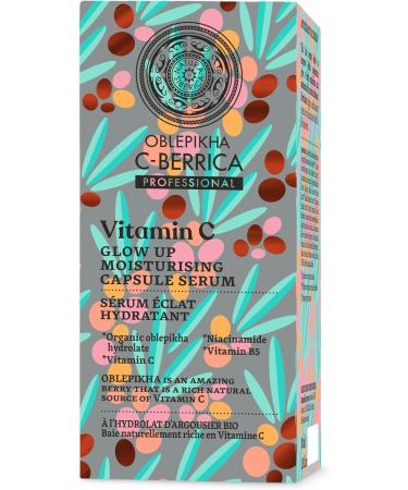 Natura Siberica OBLEPIKHA C-BERRICA Glow Up Moisturizing Vitamin C Serum for Glowing Skin 30 ml - Buy Online on GoSupps.com
