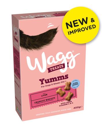 Wagg Yumms Liver Dog Treats 400g (Pack of 5) - Oven Baked