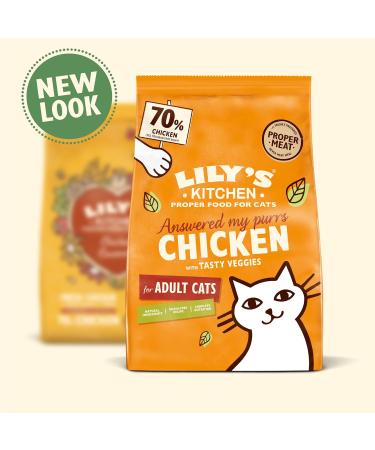 Lily's Kitchen Made with Natural Ingredients Adult Dry Cat Food Bag Chicken with Veggies Grain-Free Recipe 2kg Chicken Casserole 2 kg (Pack of 1) - Buy Online on GoSupps.com